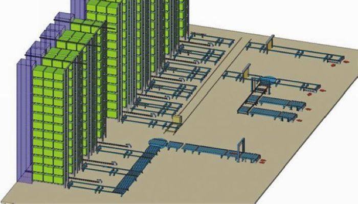 立体仓库概念图